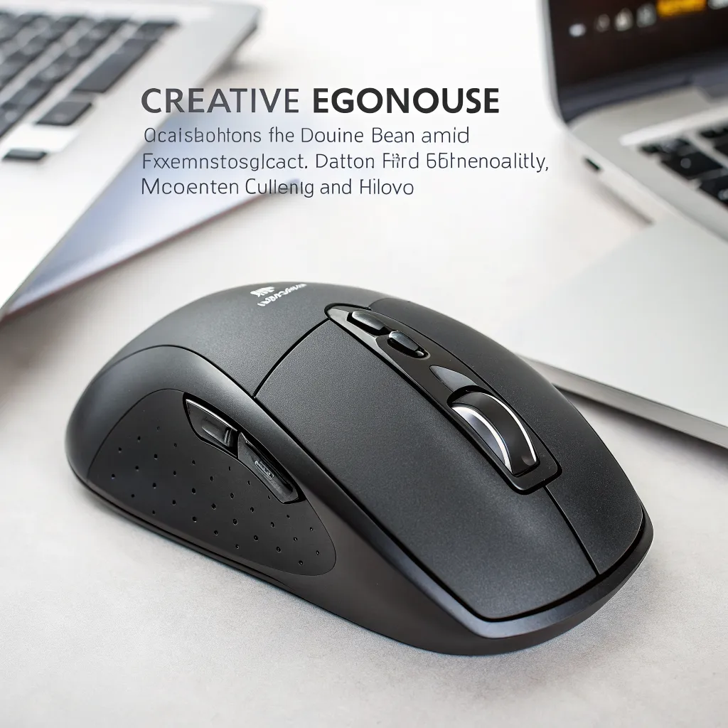 Mouse ergonómico creativo